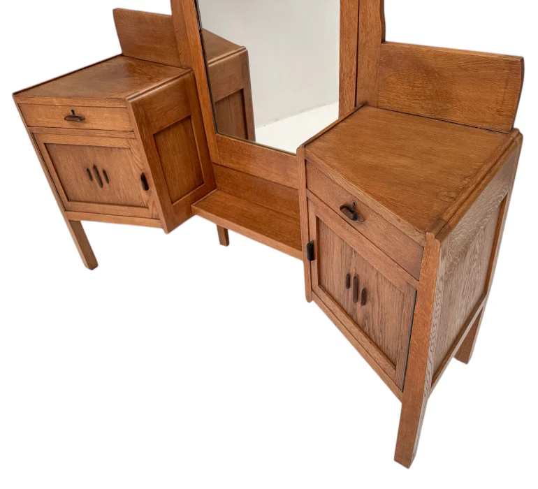Art Deco Amsterdamse School Dressing Table or Vanity by J.J. Zijfers, 1920s